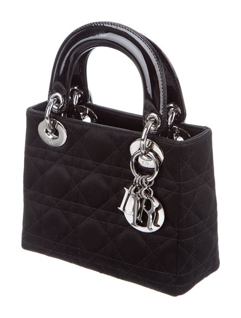 micro lady dior bag black|dior lady bag price.